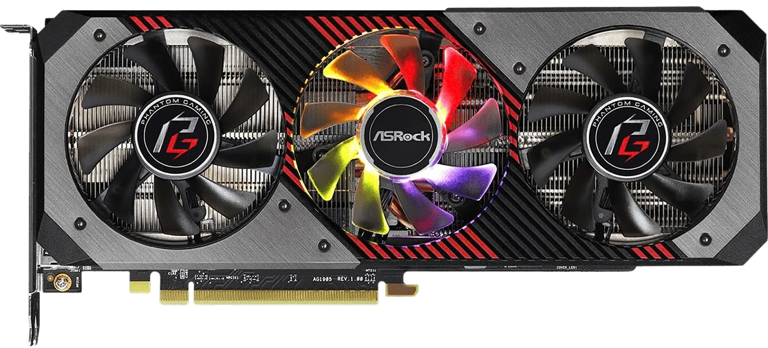 AMD Radeon ASRock RX 5700 XT 8Gb Phantom Gaming D OC (RX5700XT PGD 8GO) Відеокарти image 1