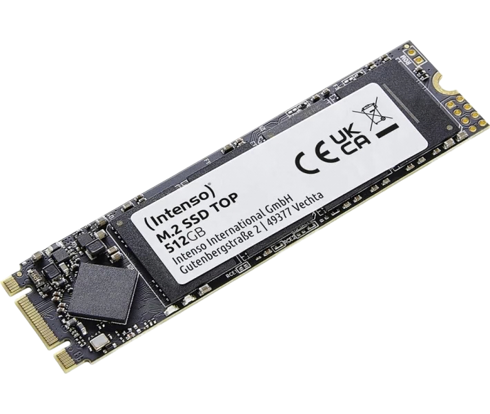 SSD Intenso Top Performance 256GB M.2 SATA III 3D NAND SLC (3832440) Накопичувачі image 1
