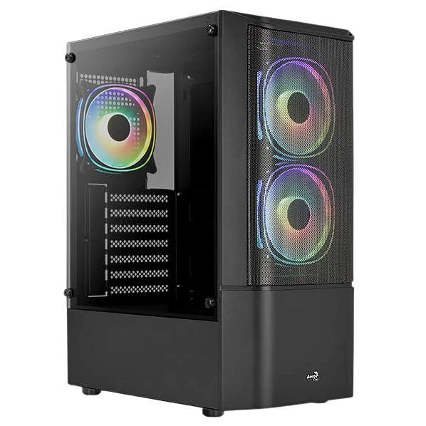 Корпус AeroCool Quantum Mesh-G-BK-v2 Black без БЖ (ACCM-PV31033.11) Корпуси image 1