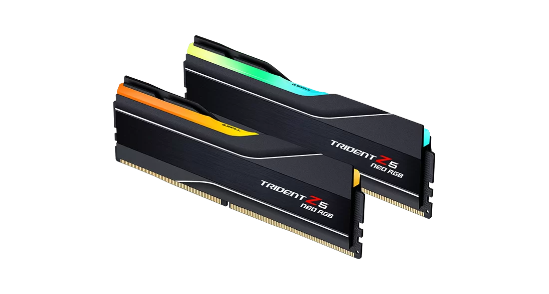 DDR5 128GB (2x64) 6000MHz G.Skill Trident Z5 Neo RGB Black (F5-6000J3444F64GX2-TZ5NR) Оперативна пам'ять image 1