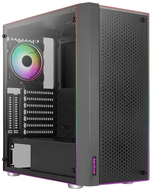 Корпус AeroCool Skribble-G-BK-v1 (ACCM-PB28033.11) Black без БЖ Корпуси image 1