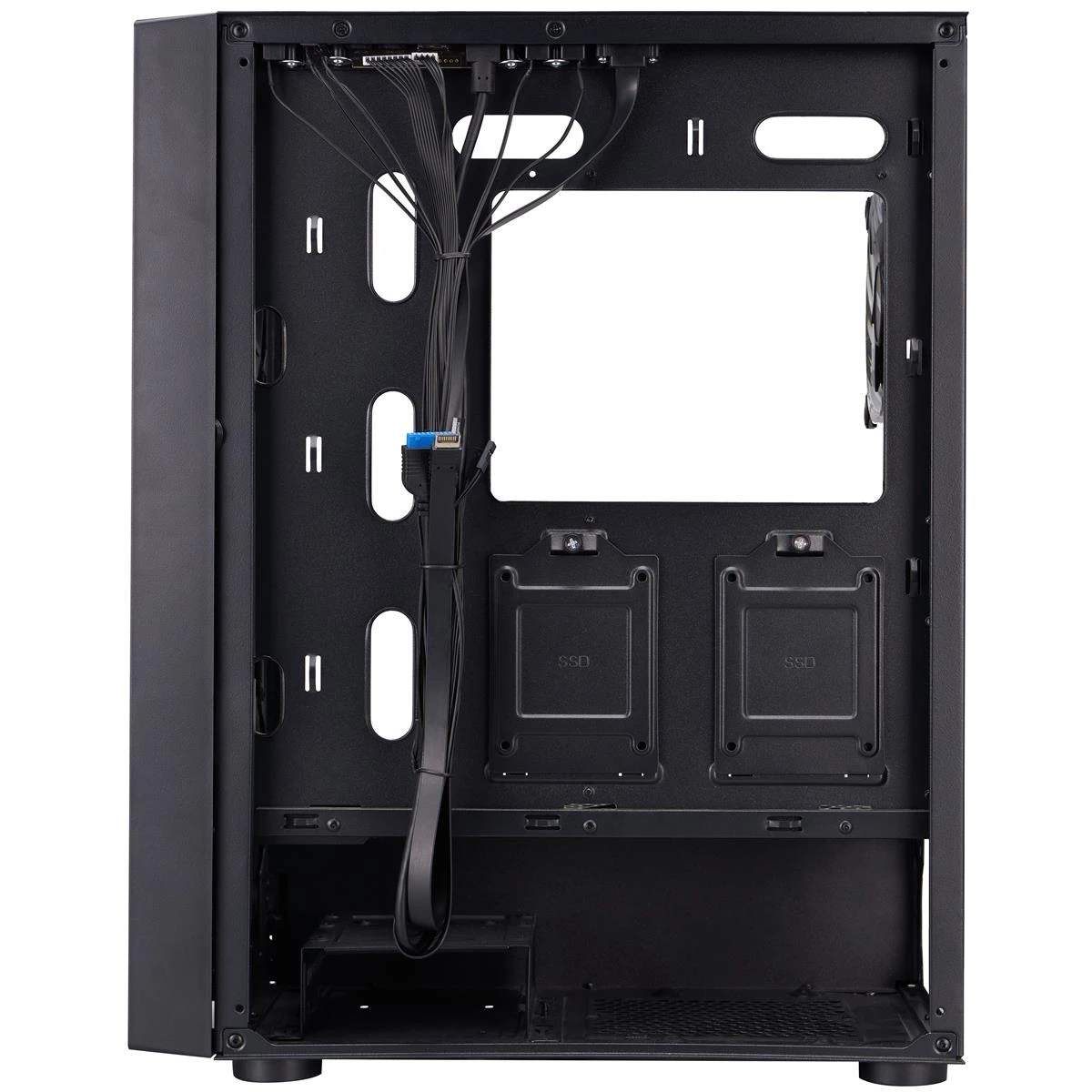 Корпус 1stPlayer Go6-BK-4FS7 Black без БЖ Корпуси image 4