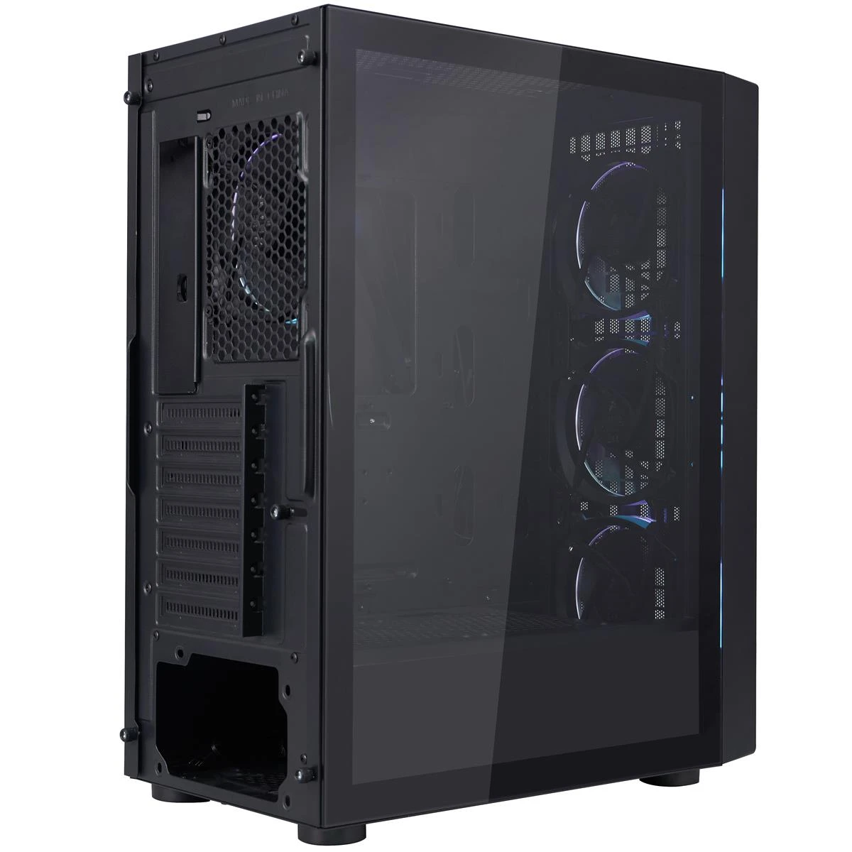 Корпус 1stPlayer Go6-BK-4FS7 Black без БЖ Корпуси image 2
