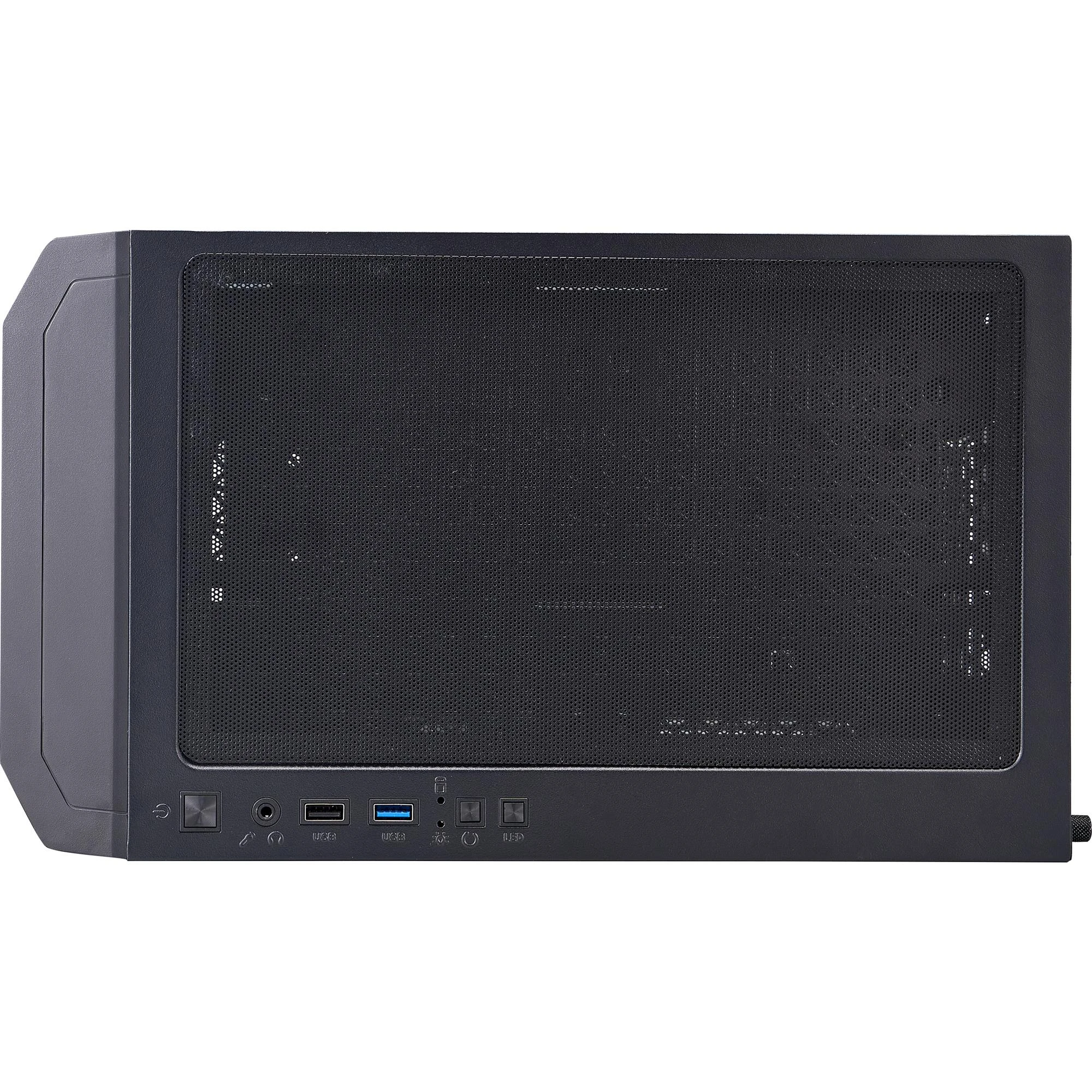 Корпус 1stPlayer H2-BK-4F7 Black Корпуси image 3