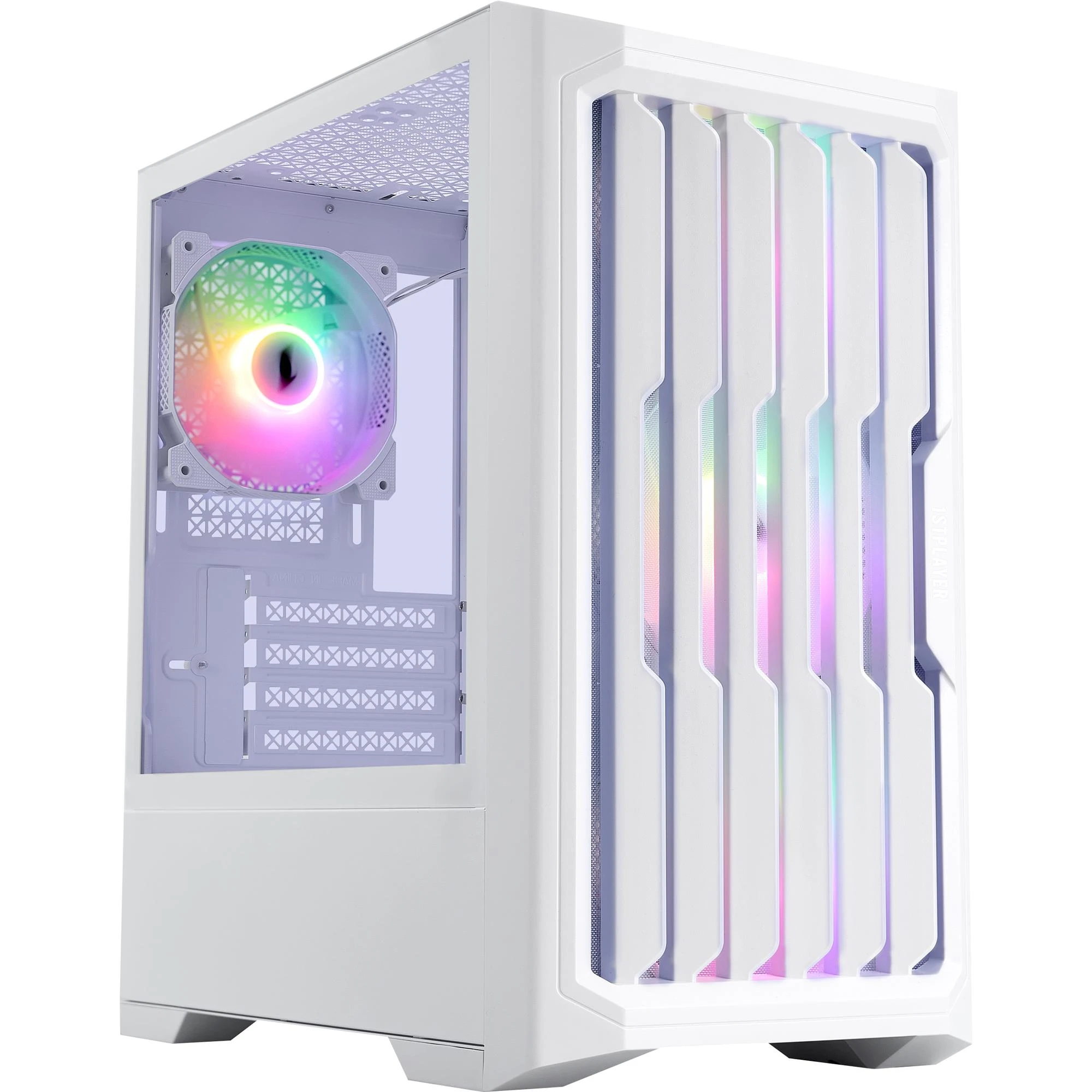 Корпус 1stPlayer H2-WH-4F7-W White Корпуси image 1