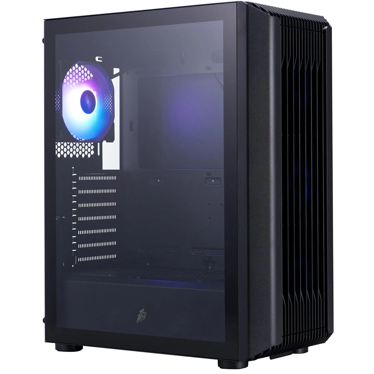Корпус 1stPlayer H6-BK-4F7 Black без БЖ Корпуси image 1