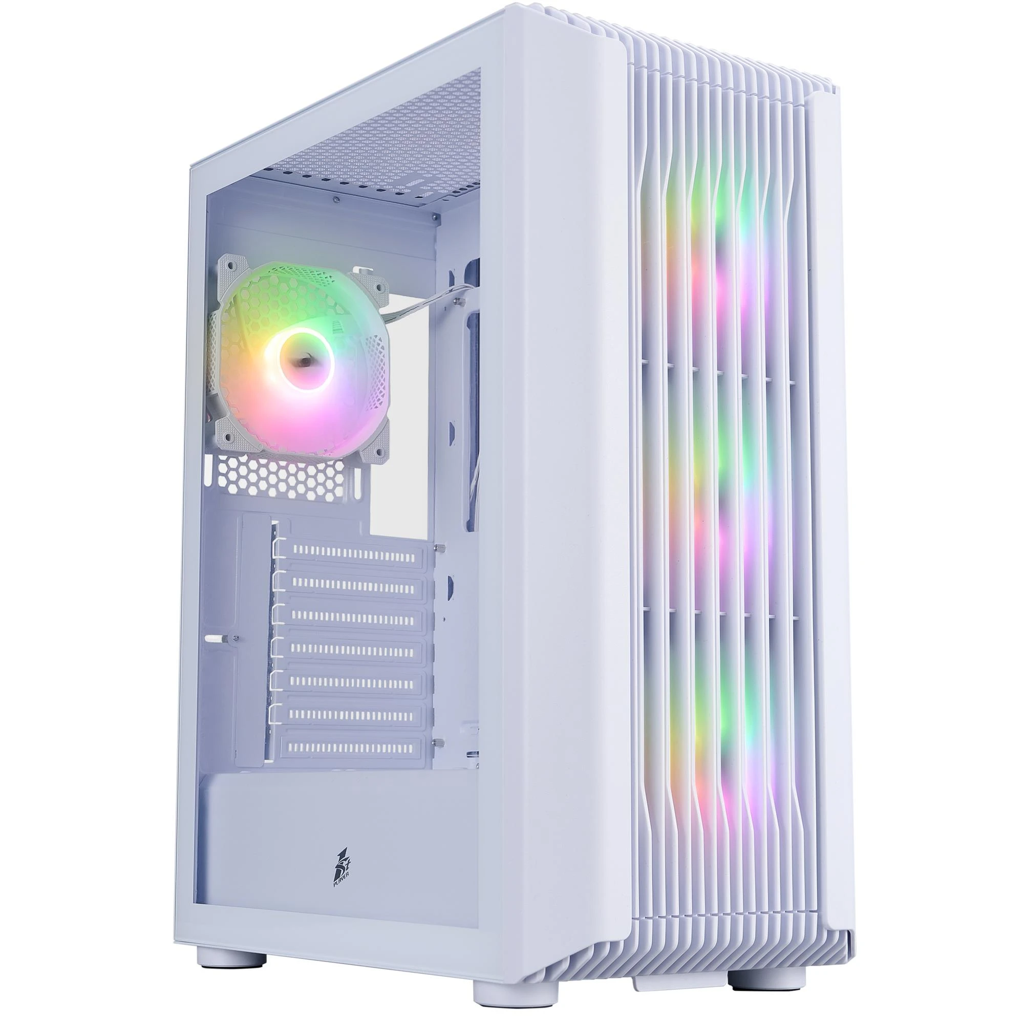 Корпус 1stPlayer H6-WH-4F7-W White без БЖ Корпуси image 1