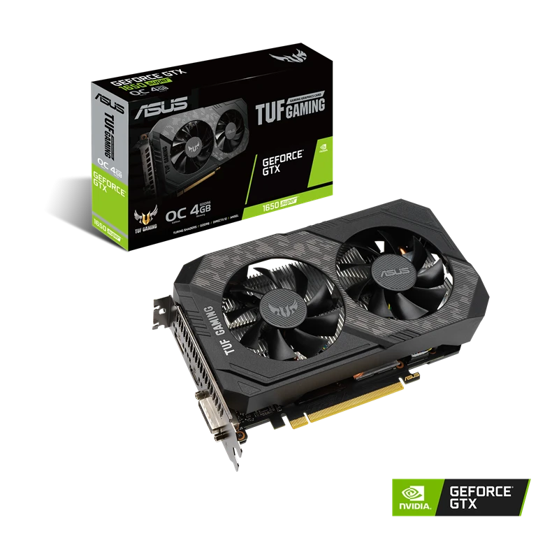 Asus GTX 1650 SUPER 4Gb TUF GAMING OC (TUF-GTX1650S-O4G-GAMING) Відеокарти image 1