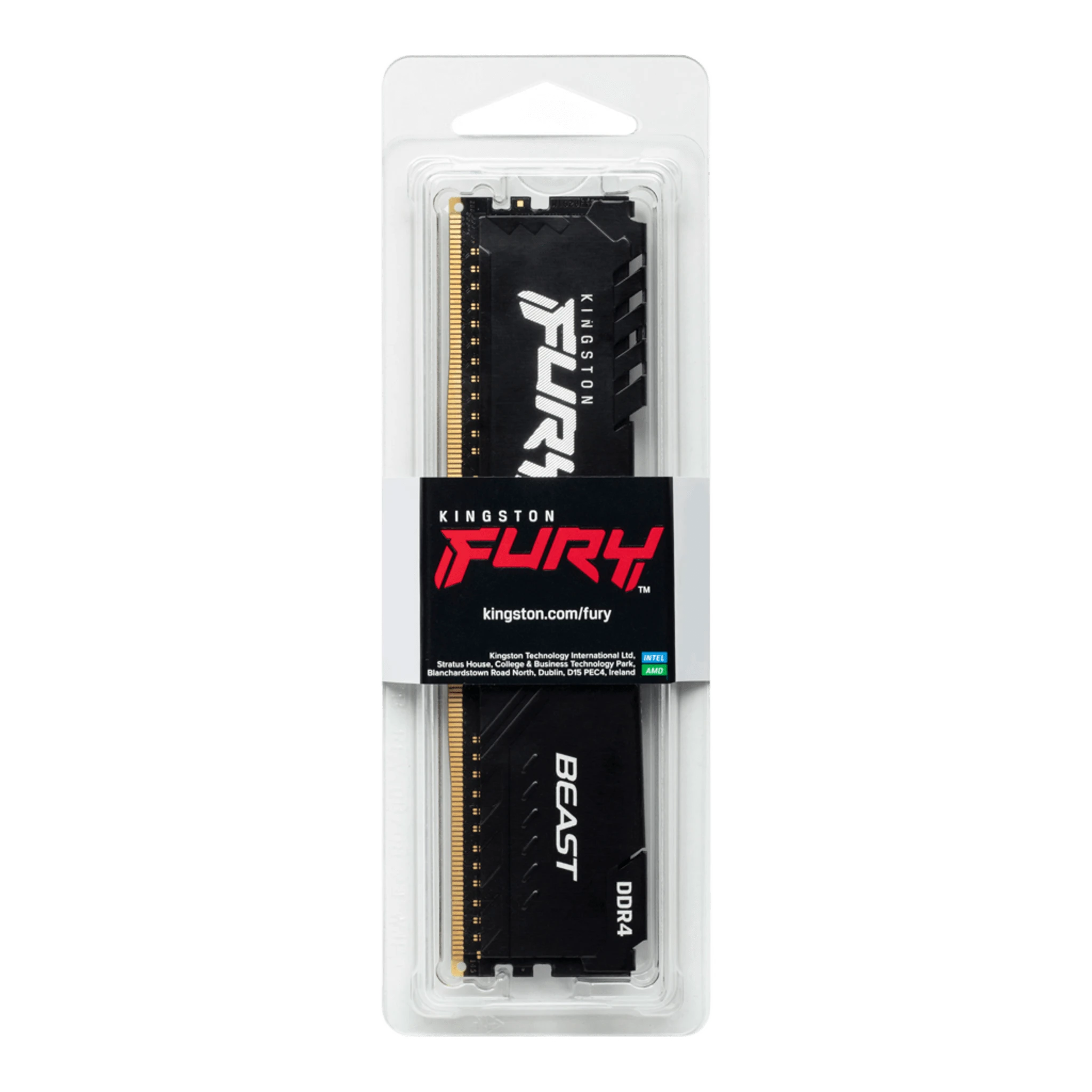 DDR4 8Gb (2x4) 3200MHz Kingston FURY Beast (KF432C16BBK2/8) Оперативна пам'ять image 2