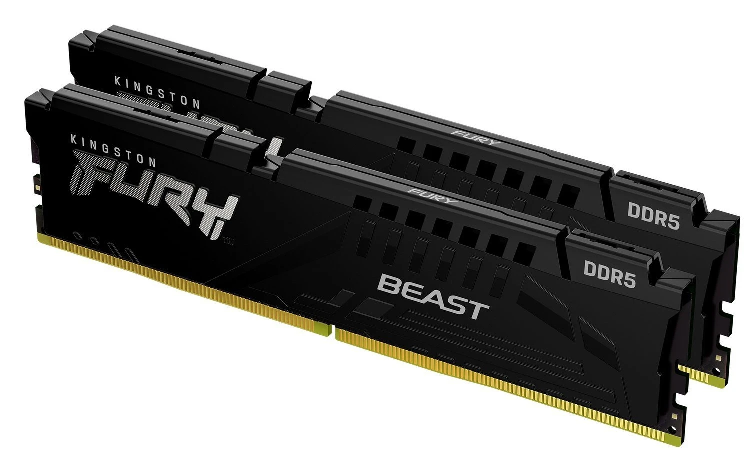 DDR5 16Gb (2x8) 6000MHz Kingston Fury Beast  RGB Black (KF560C36BBEAK2-16) Оперативна пам'ять image 1