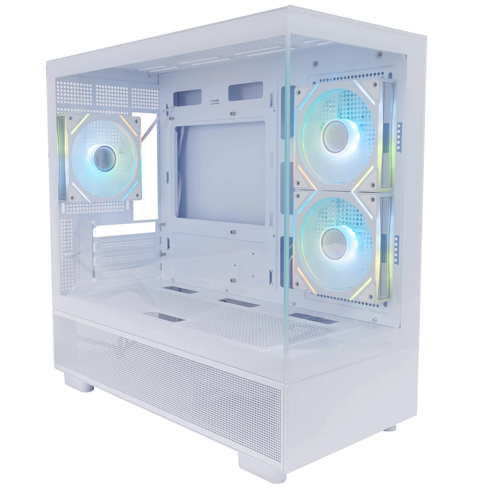 Корпус 1stPlayer Mi5-WH-2FC7R-W-1FC7-W White Корпуси image 1