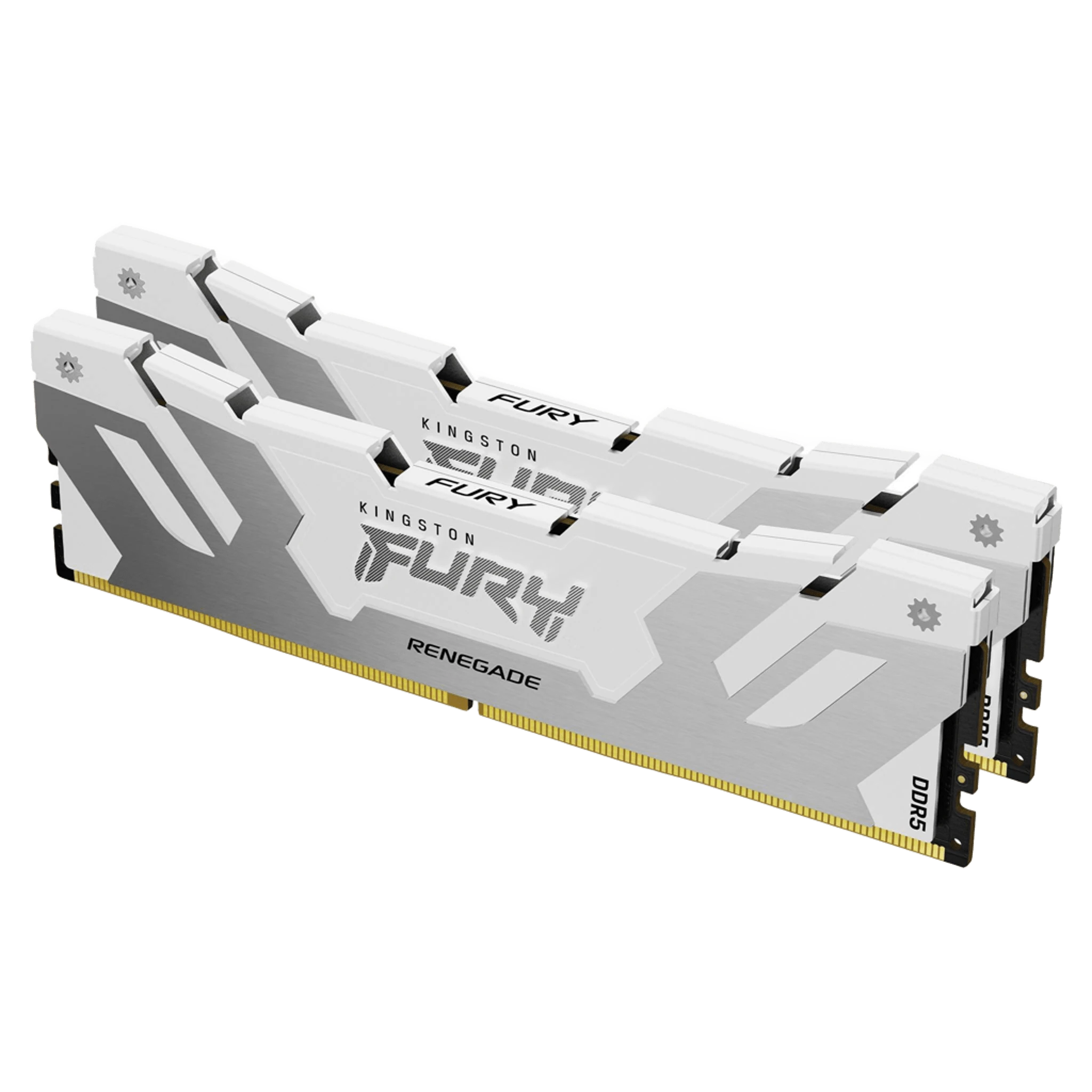 DDR5 32GB (2x16) 6400MHz Kingston Fury Renegade White XMP (KF564C32RWK2-32) Оперативна пам'ять image 1