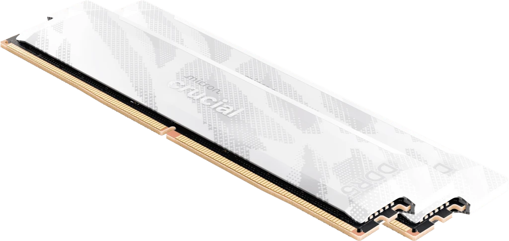DDR5 32GB (2x16) 6400MHz Micron Pro Overclocking White (CP2K16G64C32U5W) Оперативна пам'ять image 1