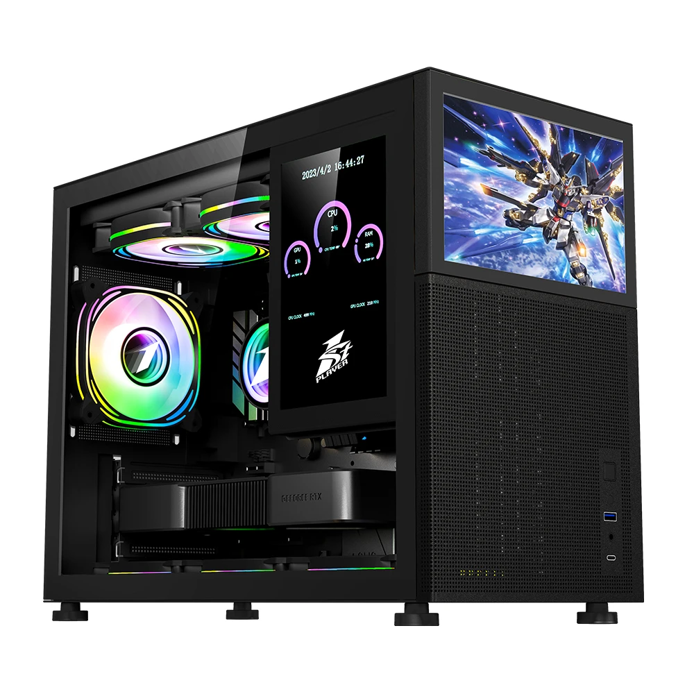 Корпус 1stPlayer Mi6-EV Black без БЖ Корпуси image 1
