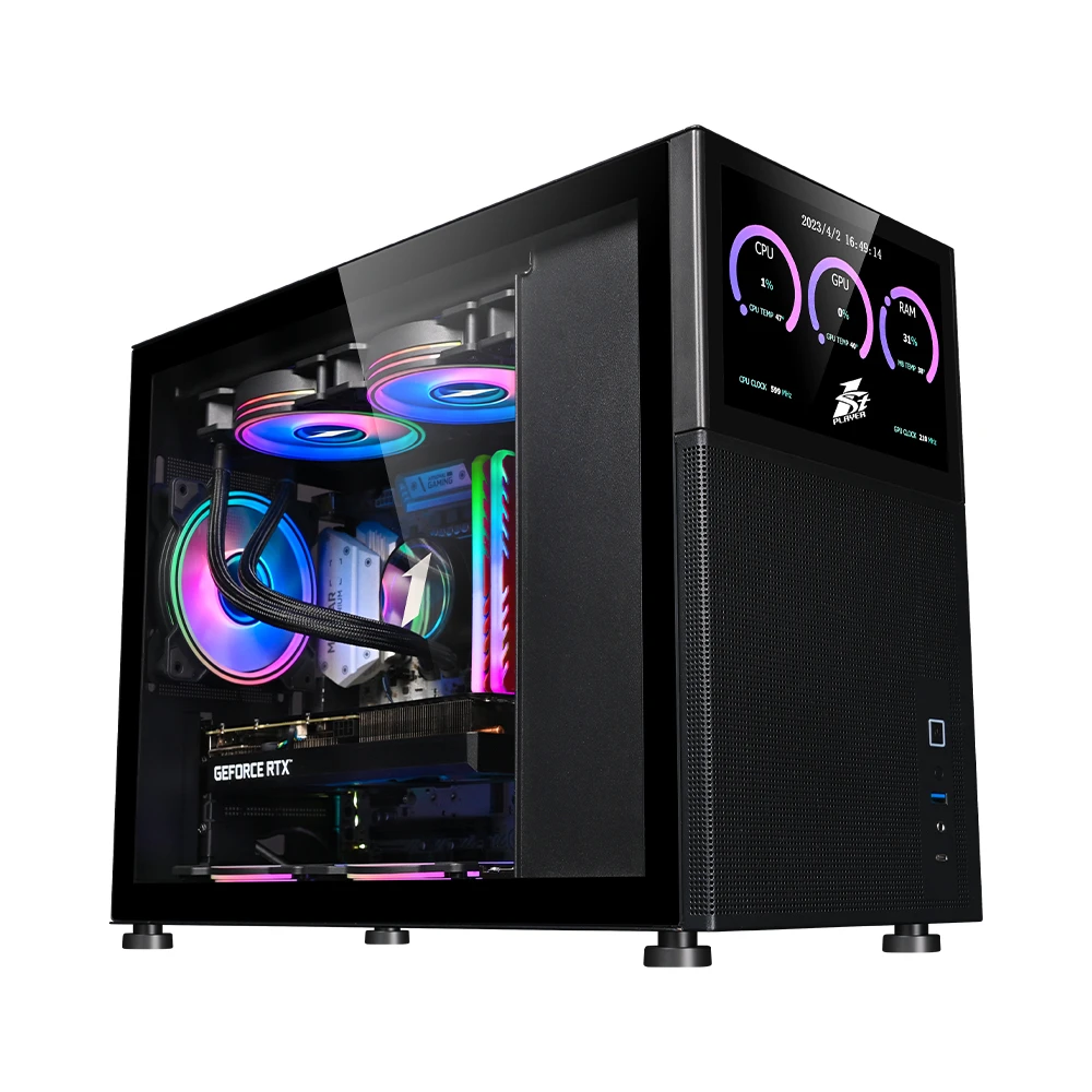 Корпус 1stPlayer Mi6-EV Black без БЖ Корпуси image 2