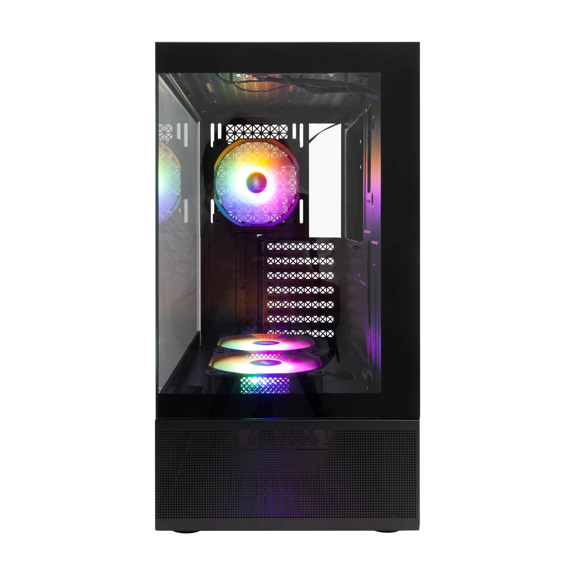 Корпус 1stPlayer Mi7-A-BK-2F7R-1F7 Black Корпуси image 3