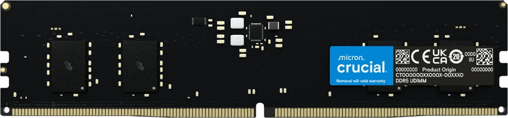 DDR5 32GB 5600MHz Micron (CT32G56C46U5T) Оперативна пам'ять image 1