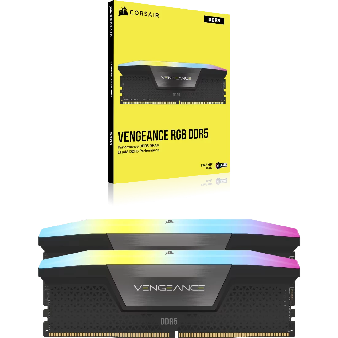 DDR5 96GB (2x48) 7200MHz Corsair Vengeance RGB Black (CMH96GX5M2B7200C40) Оперативна пам'ять image 1