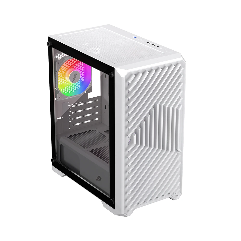 Корпус 1stPlayer T5-WH-4F1-W White Корпуси image 1