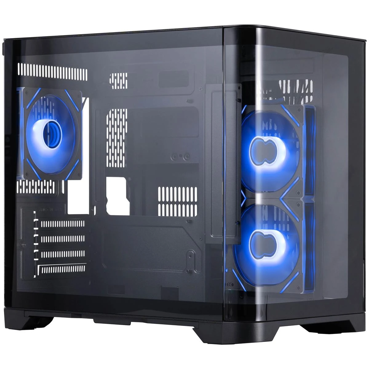 Корпус 1stPlayer UV5-BK-2FC7R-1FC7 Black без БЖ Корпуси image 1