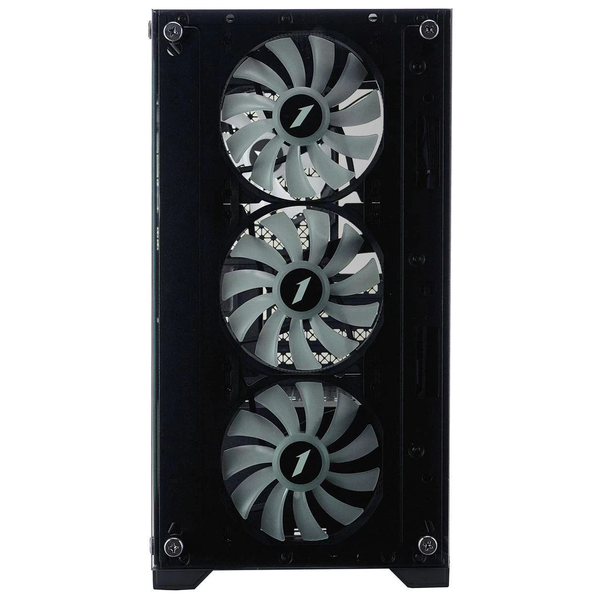Корпус 1stPlayer X2-M-BK-4F7 Black без БЖ Корпуси image 2