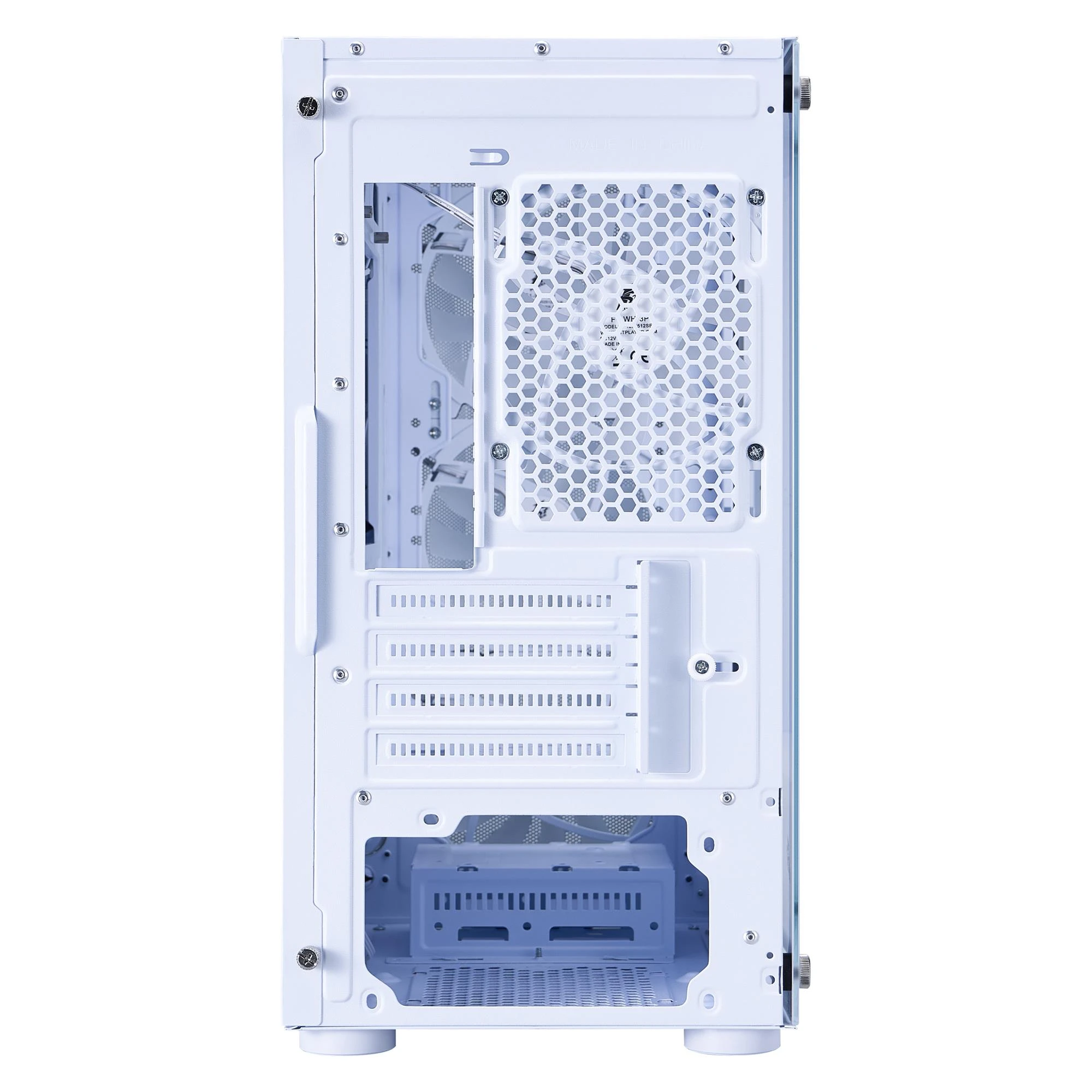 Корпус 1stPlayer X3-M-WH-4F1-W White без БЖ Корпуси image 2