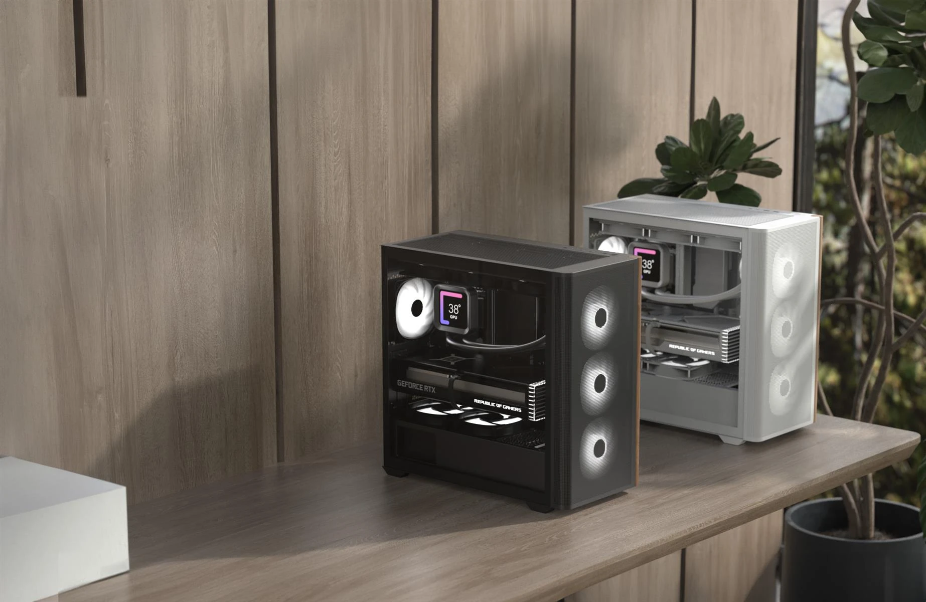 Корпус AeroCool D301A-G-WT-v2 White (ACCS-DS03043.21) Корпуси image 2