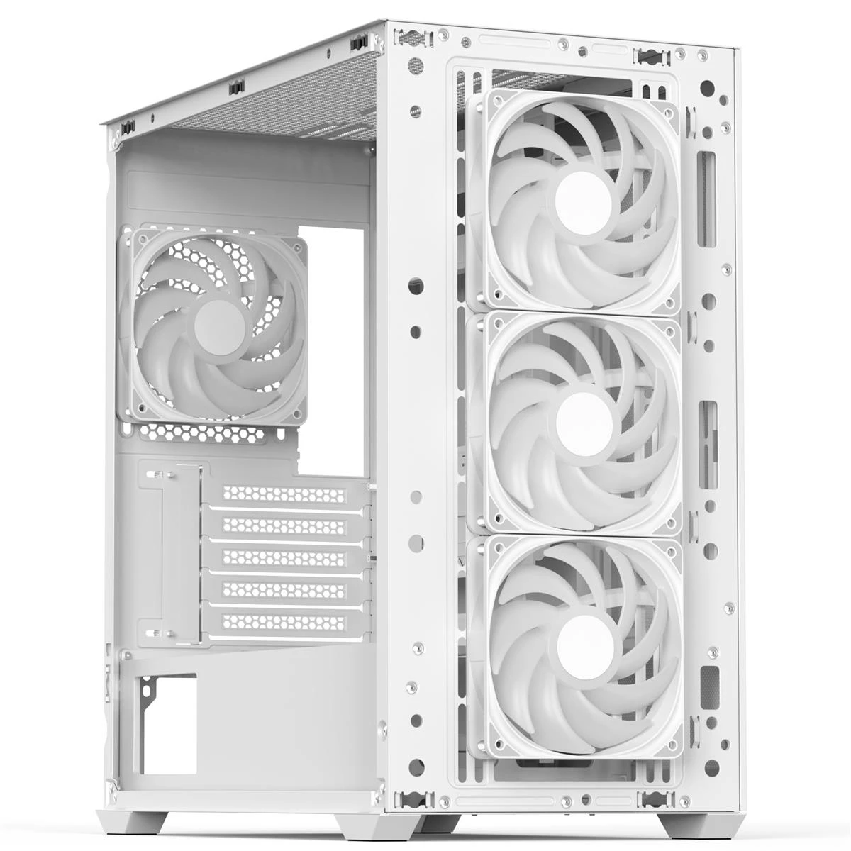 Корпус AeroCool D301A-G-WT-v2 White (ACCS-DS03043.21) Корпуси image 3
