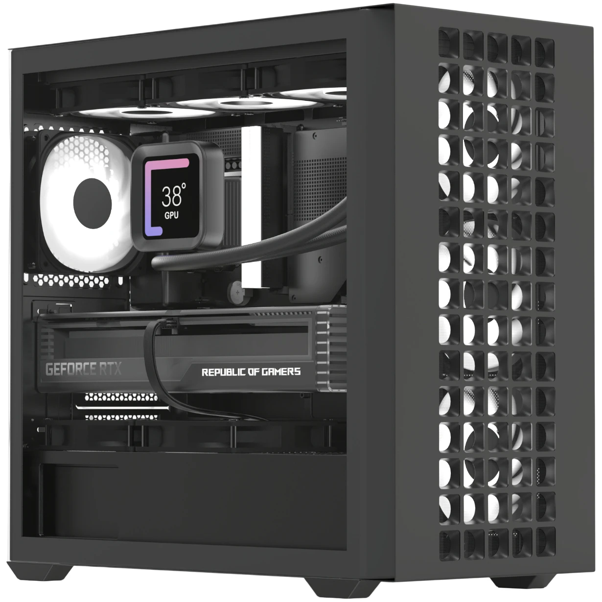Корпус AeroCool D302A-G-BK-v1 (ACCS-DS04043.11) Black Корпуси image 1