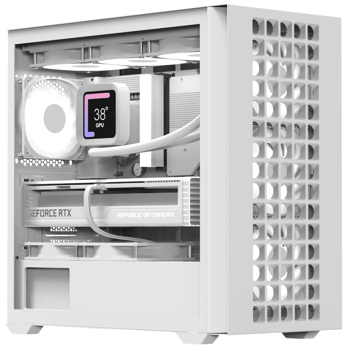 Корпус AeroCool D302A-G-WT-v1 (ACCS-DS04043.21) White без БЖ Корпуси image 1