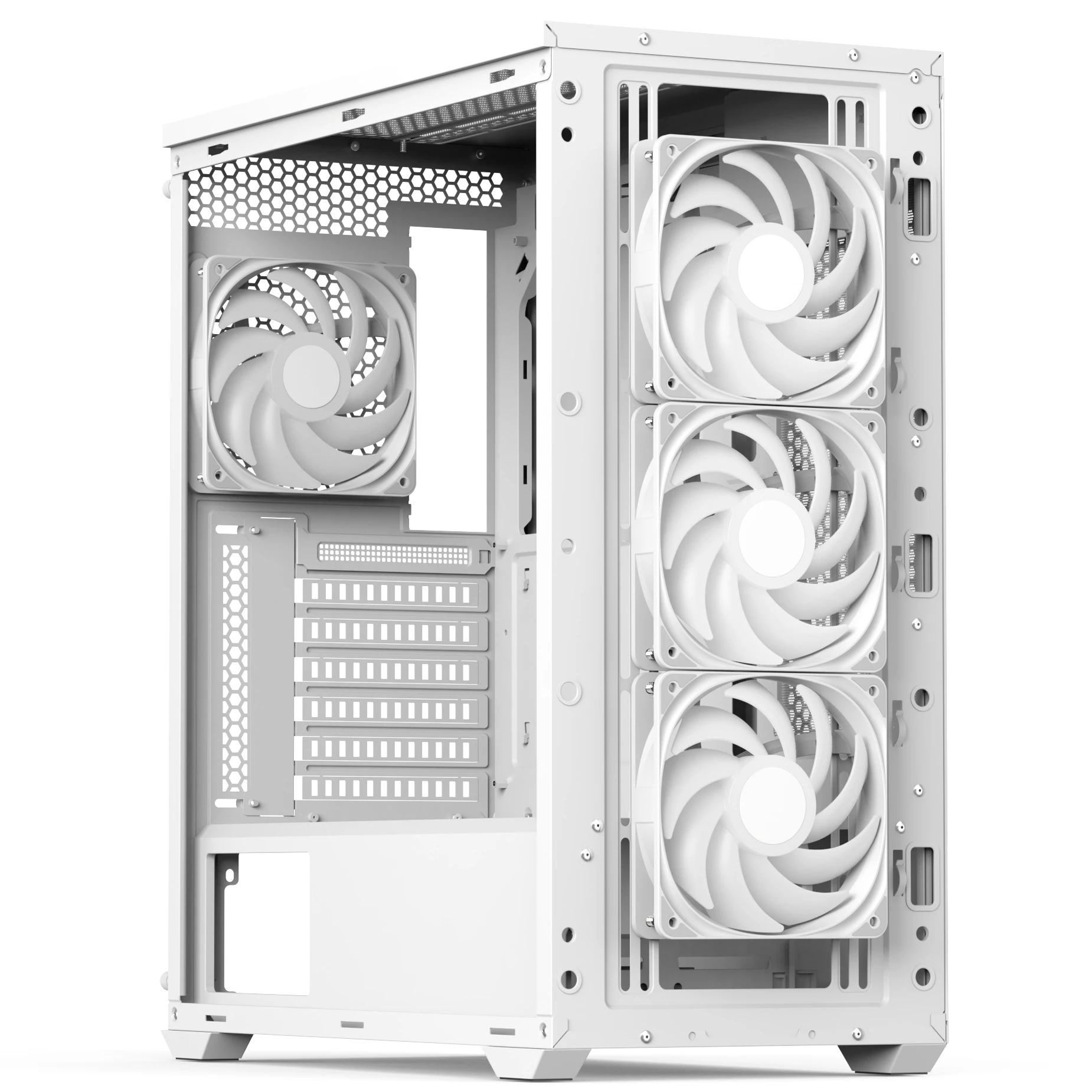 Корпус AeroCool D501A-G-WT-v2 (ACCM-DS01043.21) White без БЖ Корпуси image 4