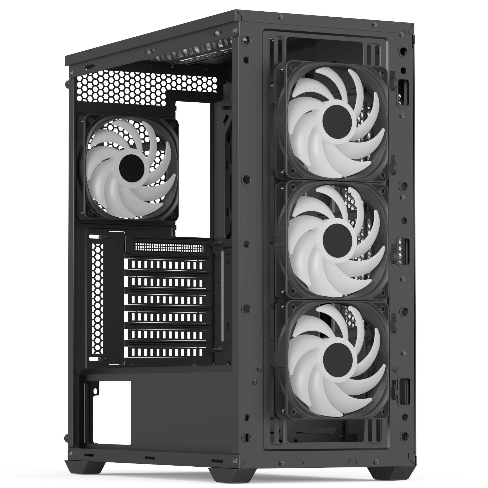 Корпус AeroCool D502A-G-BK-v1 (ACCM-DS02043.11) Black без БЖ Корпуси image 1