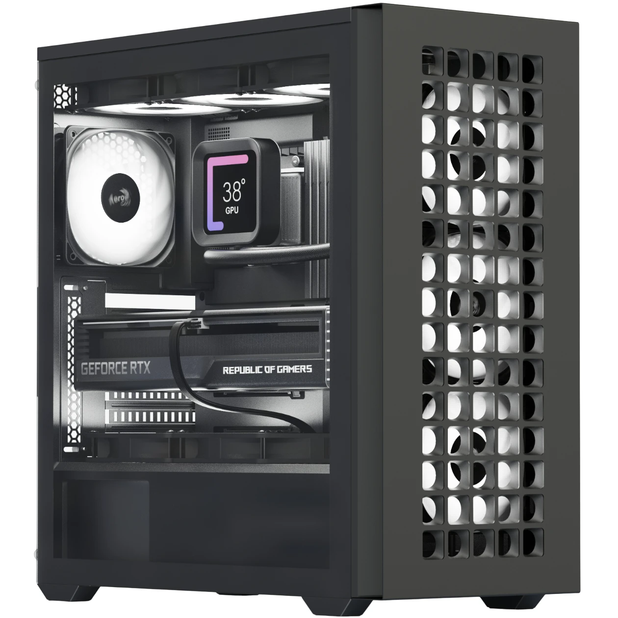 Корпус AeroCool D502A-G-BK-v1 (ACCM-DS02043.11) Black без БЖ Корпуси image 4