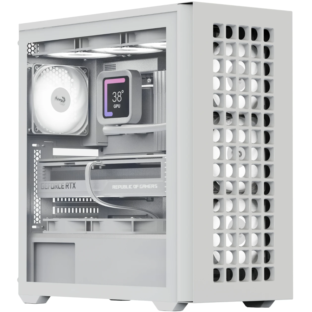 Корпус AeroCool D502A-G-WT-v1 (ACCM-DS02043.21) White без БЖ Корпуси image 4