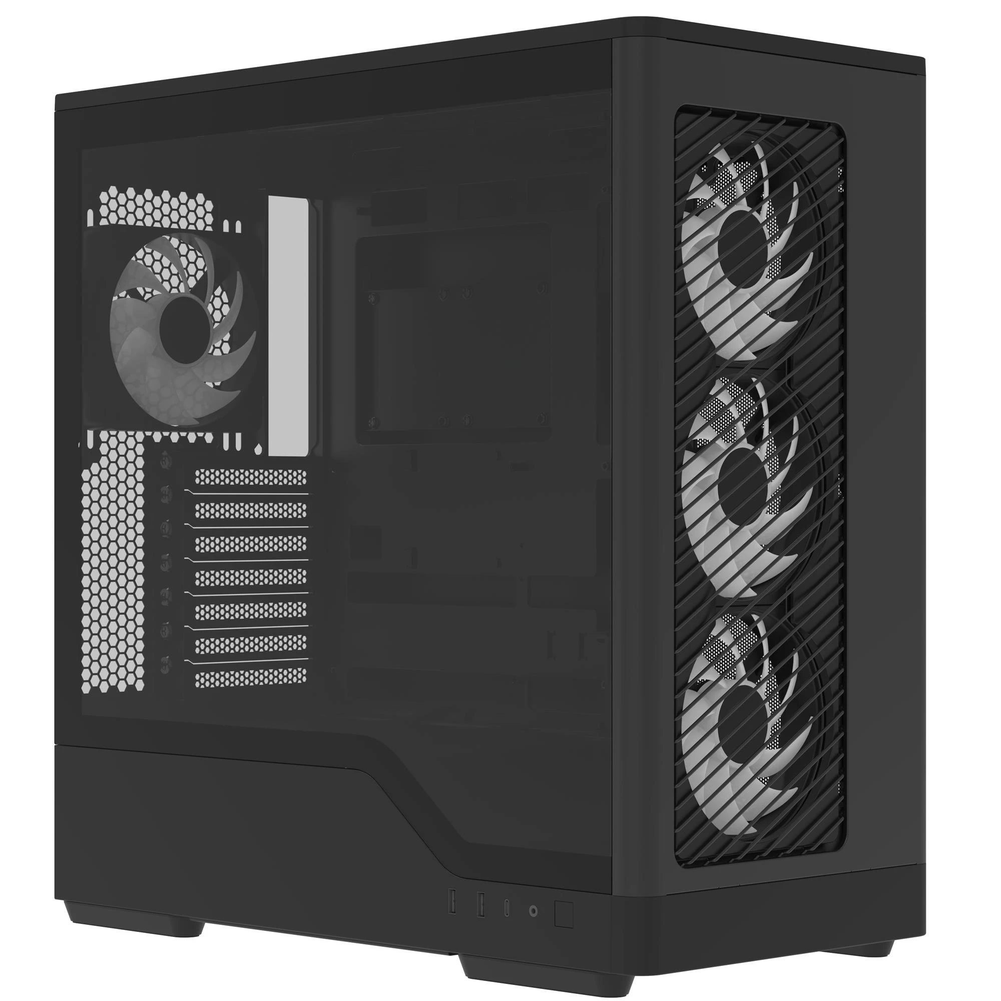 Корпус AeroCool D520A-BK-v1 Black (ACCM-DS05143.11) Корпуси image 4