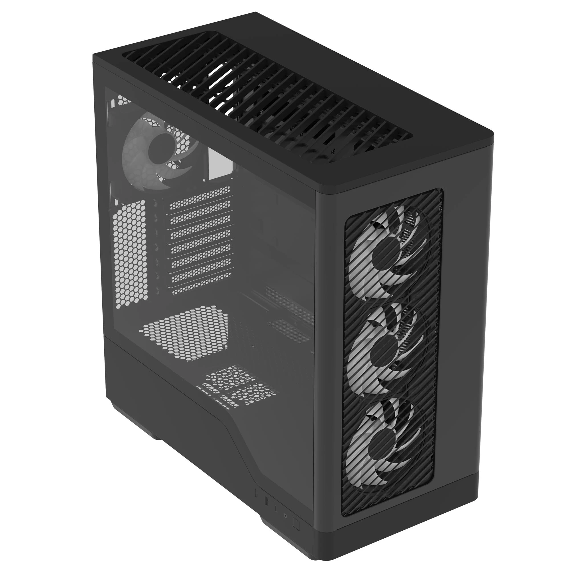 Корпус AeroCool D520A-BK-v1 Black (ACCM-DS05143.11) Корпуси image 3