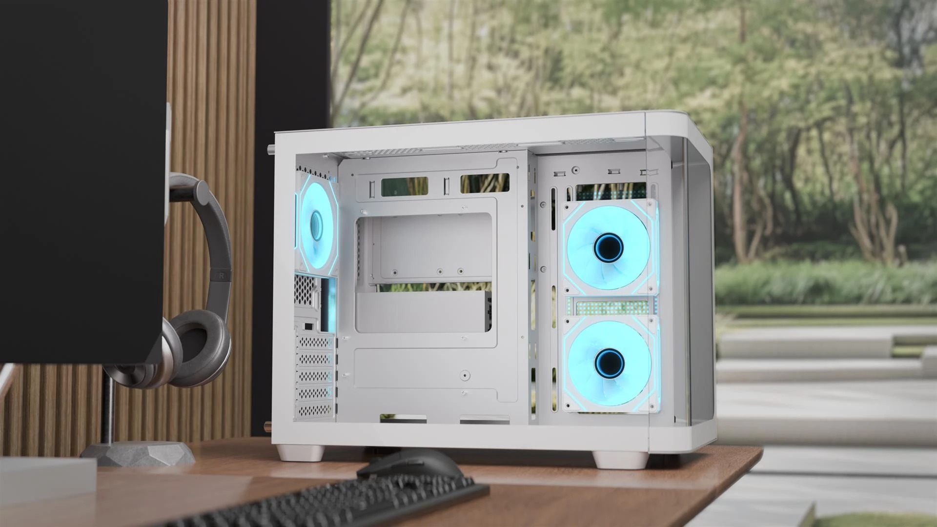 Корпус AeroCool P300C-G-WT-v1 White (ACCS-PN02033.21) Корпуси image 4