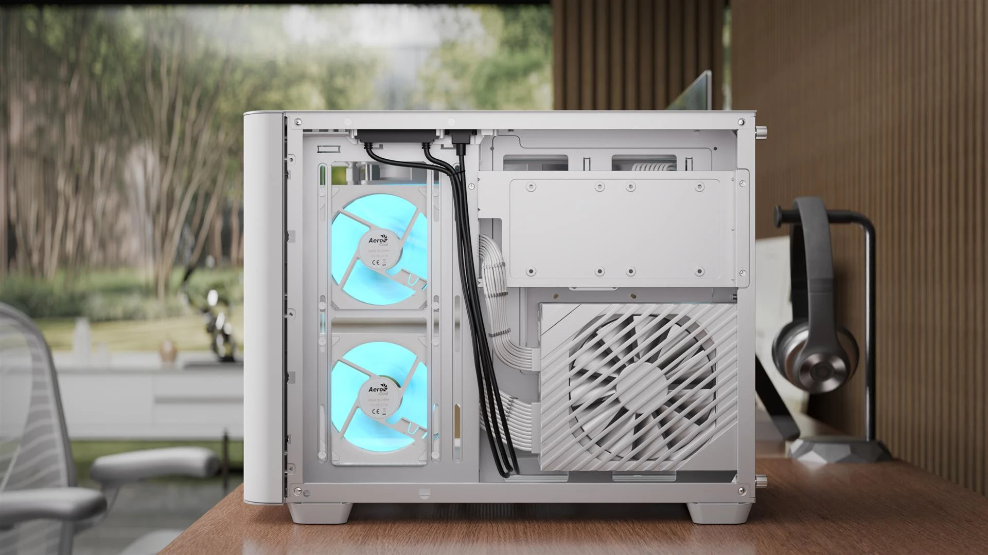 Корпус AeroCool P300C-G-WT-v1 White (ACCS-PN02033.21) Корпуси image 2