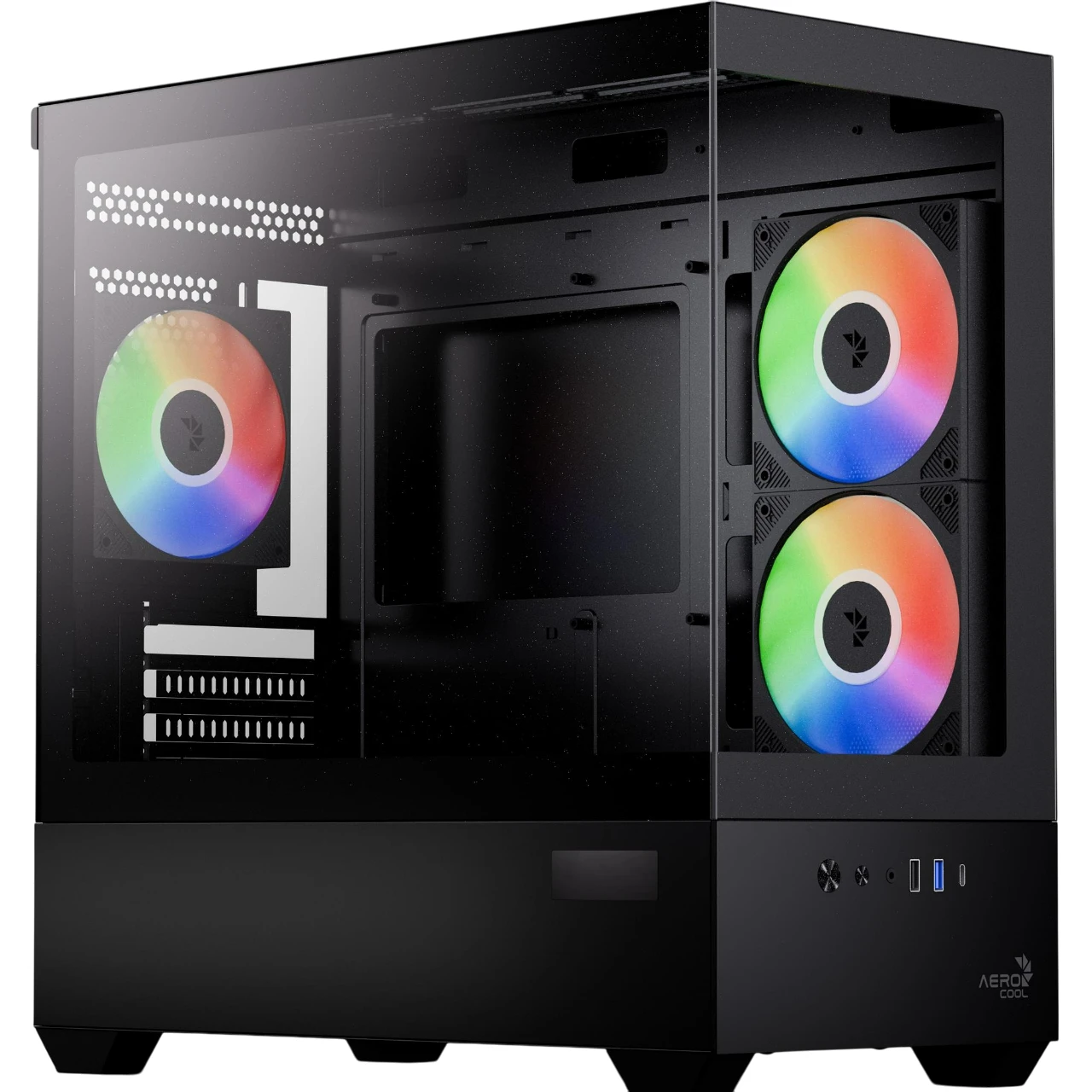 Корпус AeroCool P300D Digi-G-BK-v1 Black (ACCS-PN05033.11) Корпуси image 1
