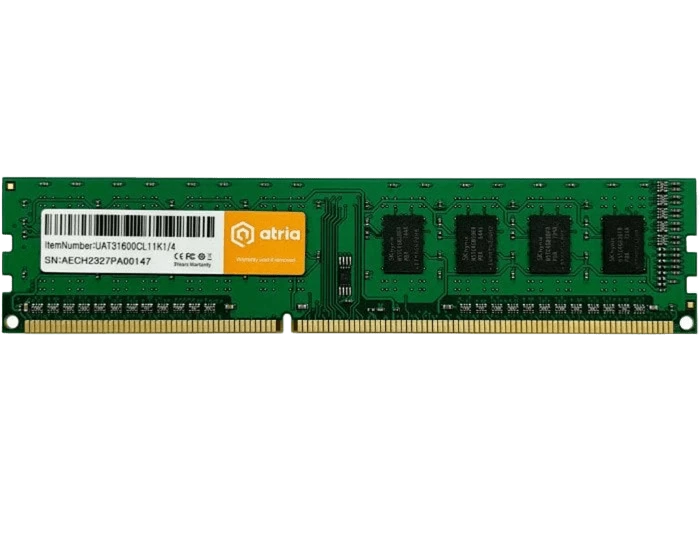 DDR3 4Gb 1600MHz Atria (UAT31600CL11K1/4) Оперативна пам'ять image 1