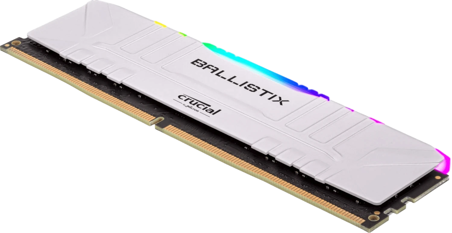 DDR4 8GB 3200MHz Crucial Ballistix White RGB (BL8G32C16U4WL) Оперативна пам'ять image 1