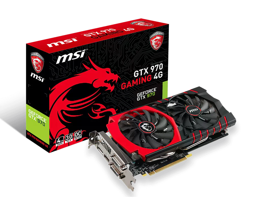 MSI GTX 970 GAMING 4G (GTX 960 Gaming 4G) Відеокарти image 1