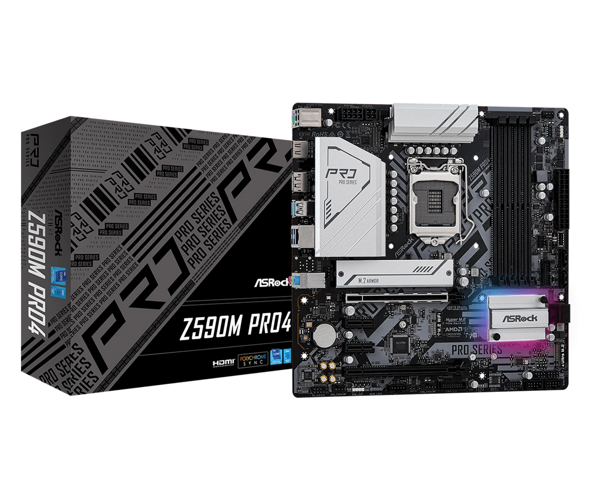 ASRock Z590M Pro4 Материнські плати image 1