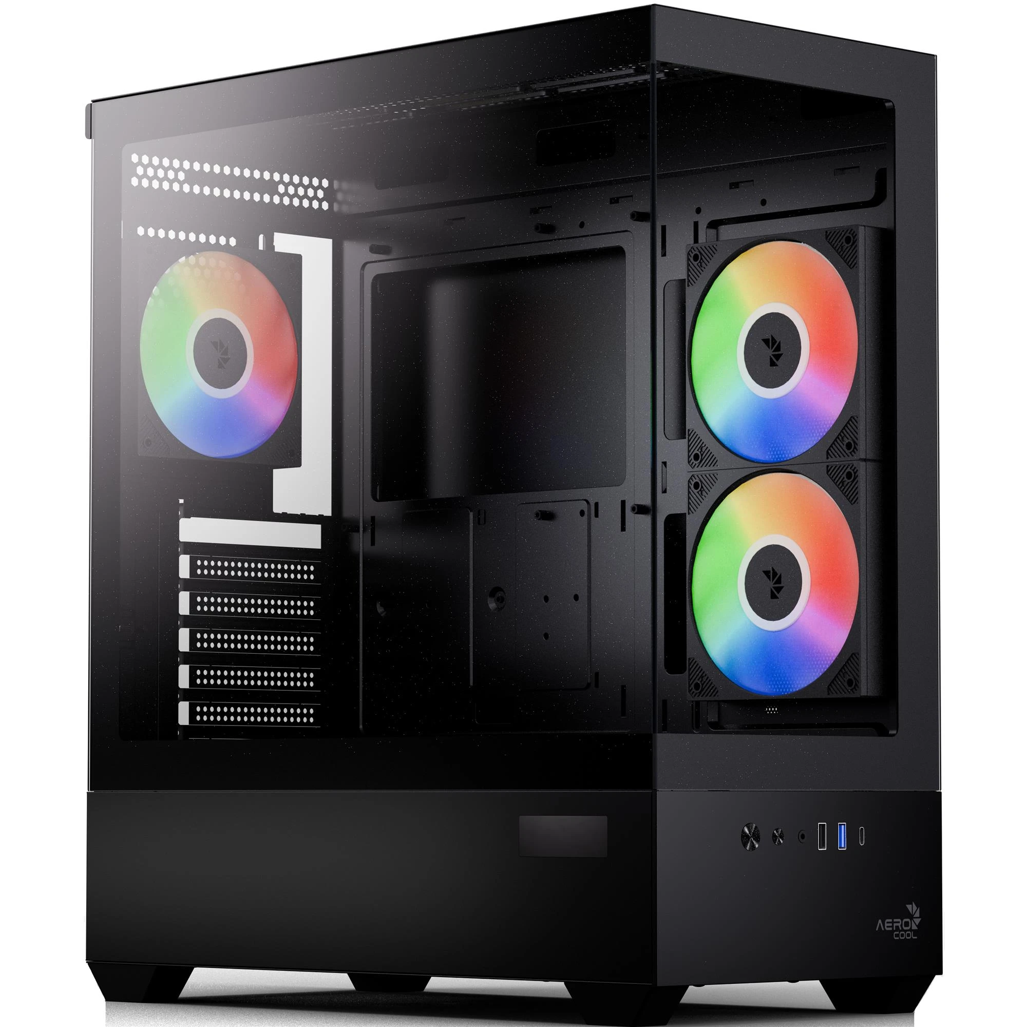 Корпус AeroCool P500D Digi-G-BK-v1 Black (ACCM-PN07033.11) Корпуси image 4