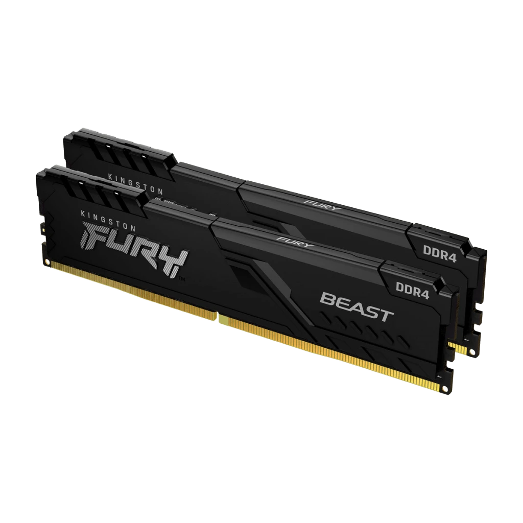 DDR4 8Gb (2x4) Gb 2666MHz Kingston FURY Beast Black (KF426C16BBK2/8) Оперативна пам'ять image 1