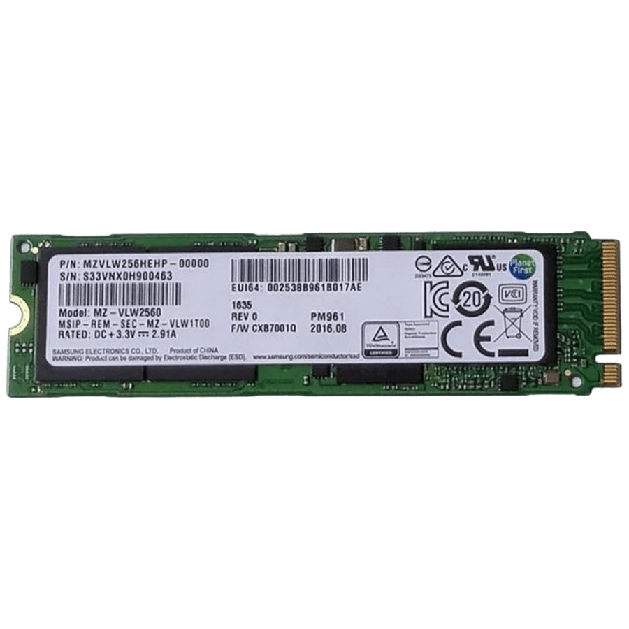M.2 NVMe 256Gb Samsung SM961 (MZ-VPW2560) Накопичувачі image 1