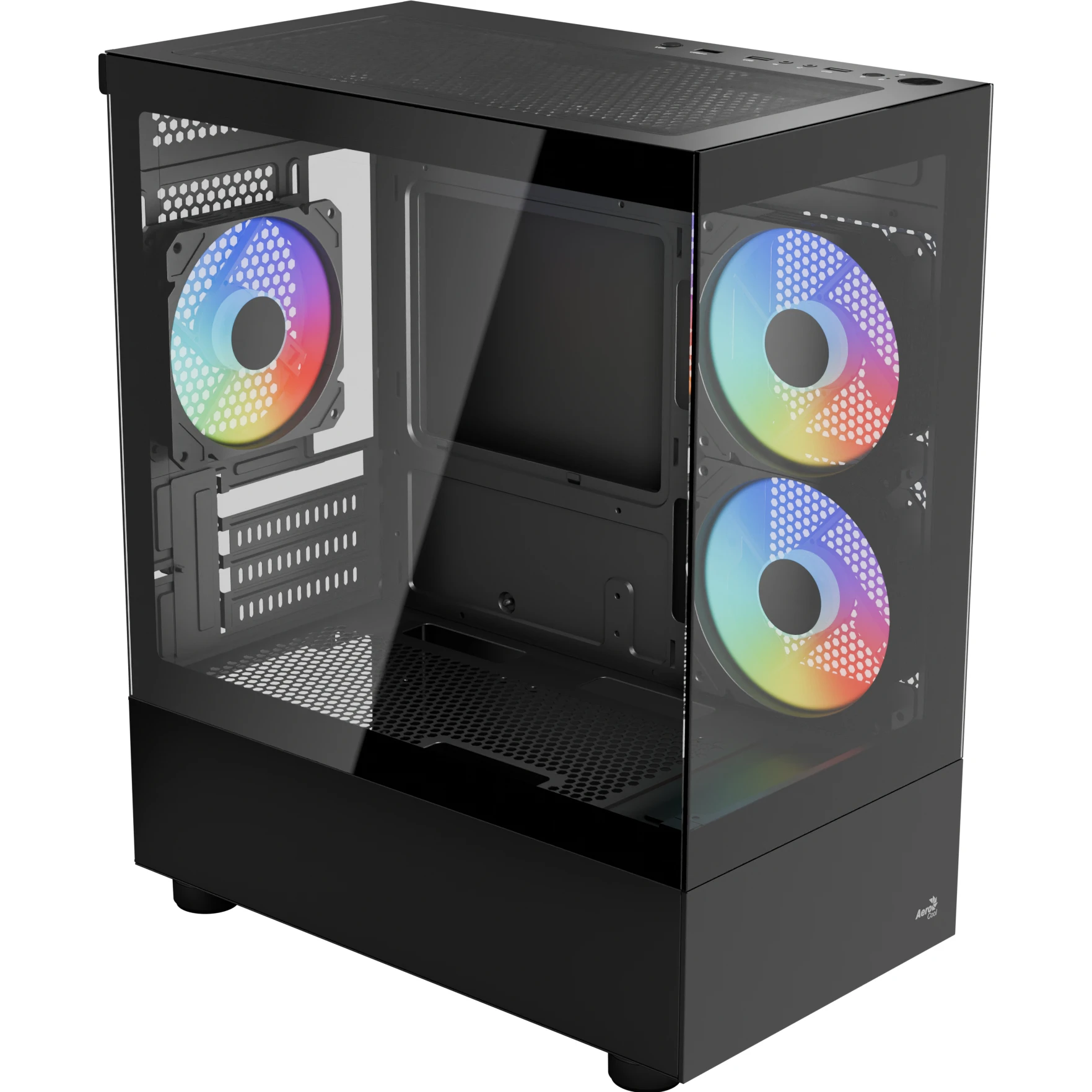 Корпус AeroCool Viewport Mini-G-BK-v2 Black (ACCM-ES09133.11) Корпуси image 1