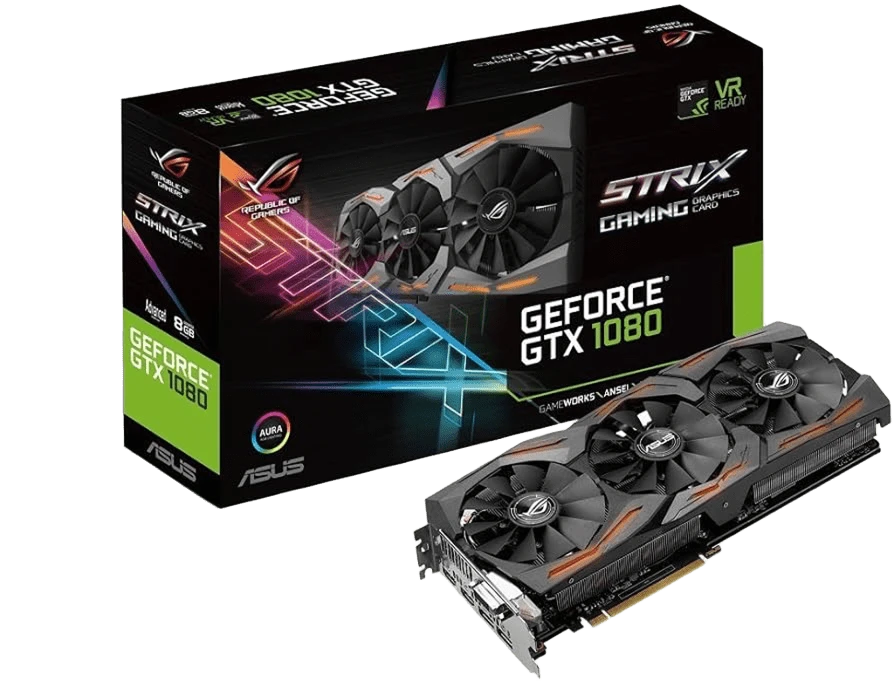 ASUS GTX 1080 8Gb Rog Strix Advanced (STRIX-GTX1080-A8G-GAMING) Відеокарти image 1