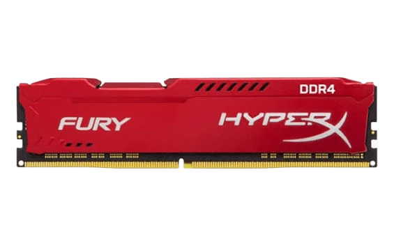 DDR4 8Gb 2666MHz HyperX  Fury Red (HX426C16FR2/8) Оперативна пам'ять image 1