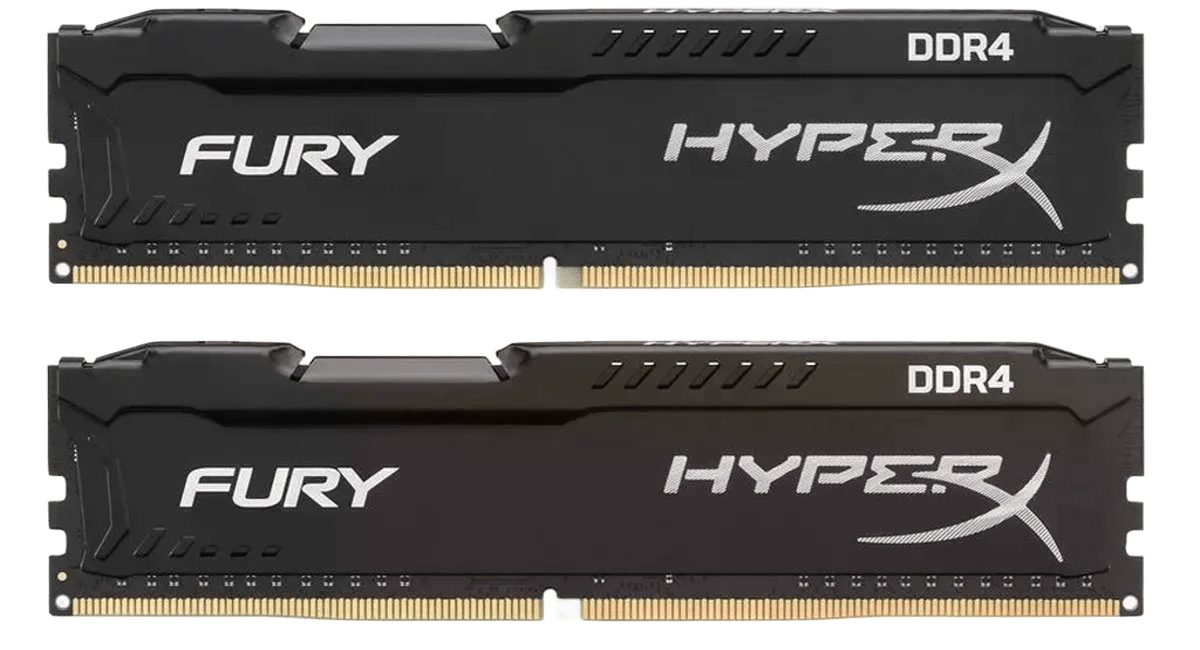 DDR4 64Gb (2x32) 3200MHz HyperX Fury Black (HX432C16FB3K2/64) Оперативна пам'ять image 1